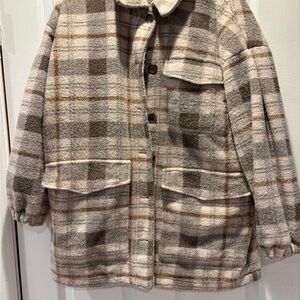 Universal Thread Tan and Cream Jacket